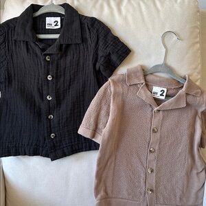 Cotton On toddler boy button up shirt bundle